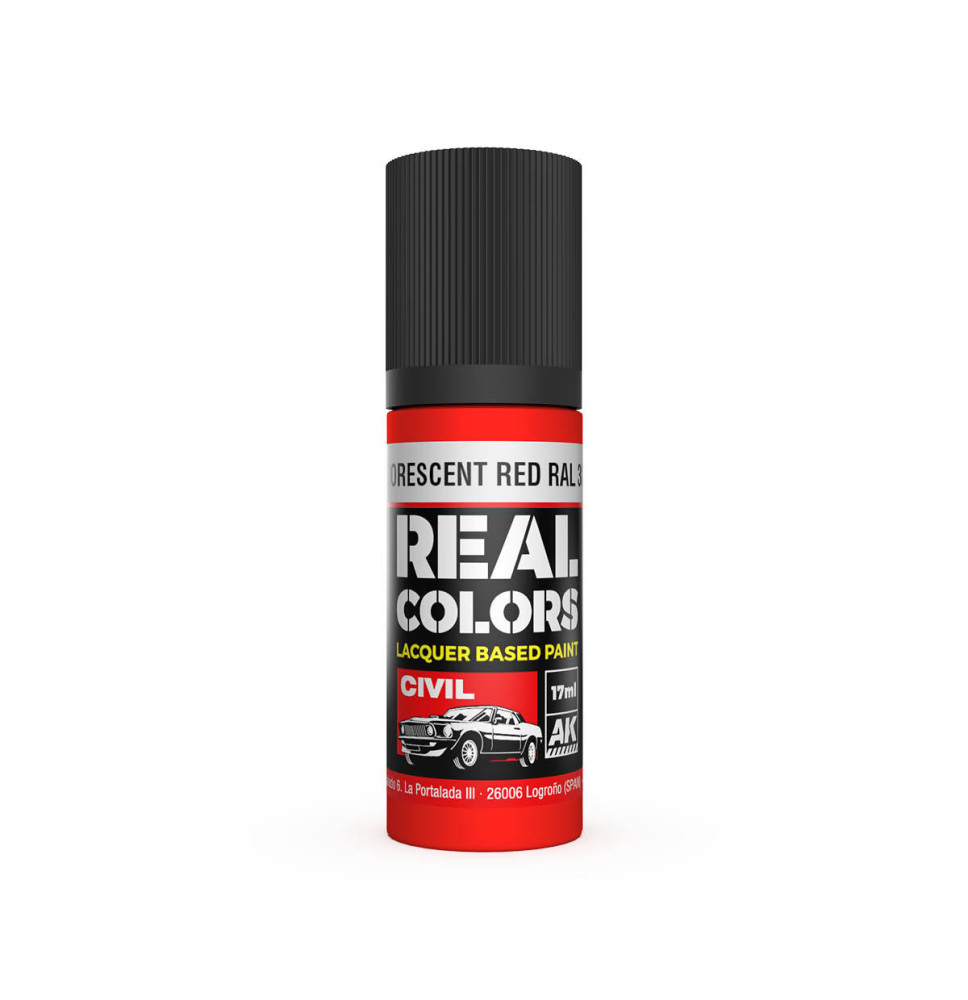 Real Colors Fluorescent Red RAL 3026