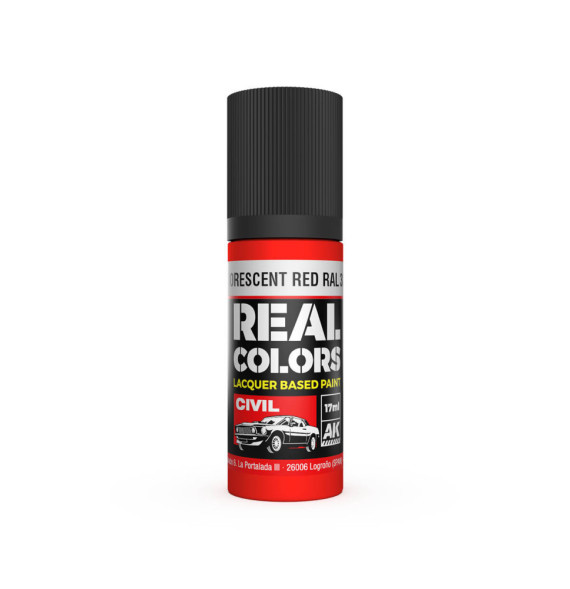 Real Colors Fluorescent Red RAL 3026