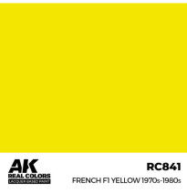 Real Colors French F1 Yellow 1970s-1980s