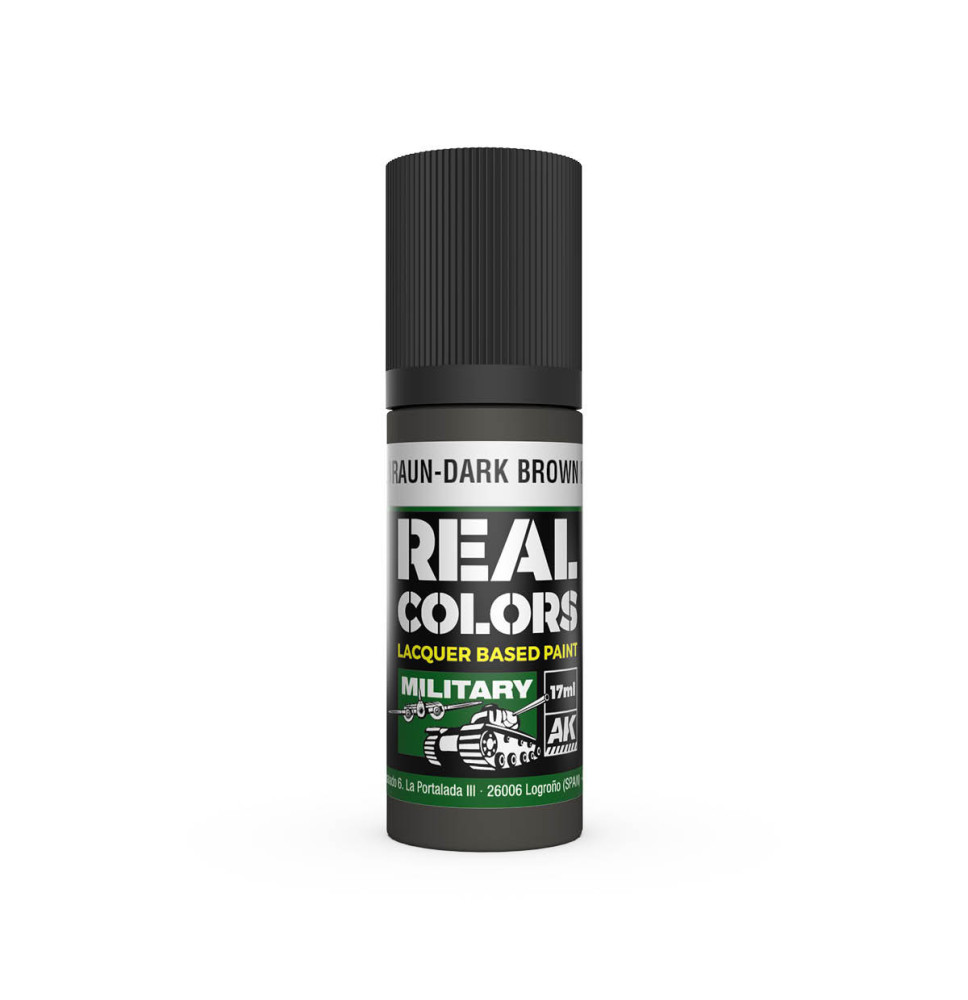 Real Colors Dunkelbraun-Dark Brown RAL 7017