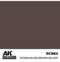 Real Colors Rotbraun-Red Brown RAL 8017