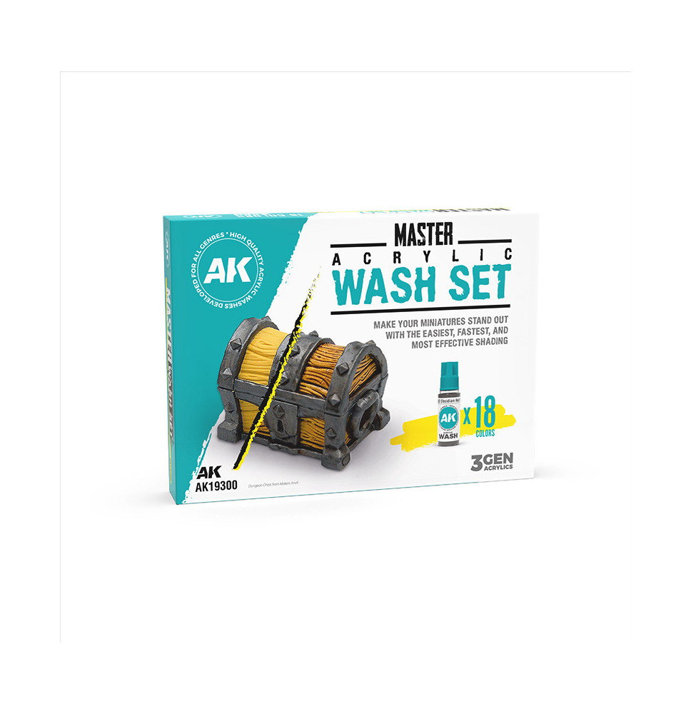 MASTER ACRYLIC WASH SET – FULL RANGE