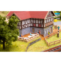 Hostinec Zur Post se zahrádkou