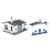 Čerpací stanice s dílnou