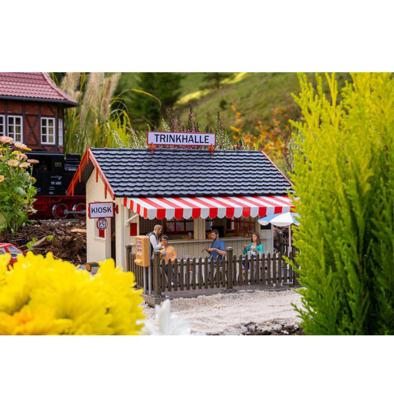 Kiosek se zahrádkou