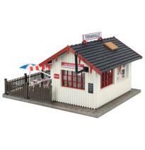 Kiosek se zahrádkou