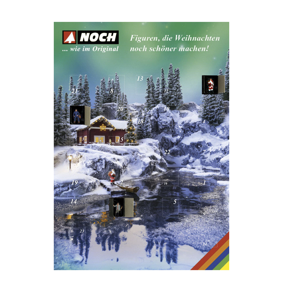 Adventní kalendář s figurkami