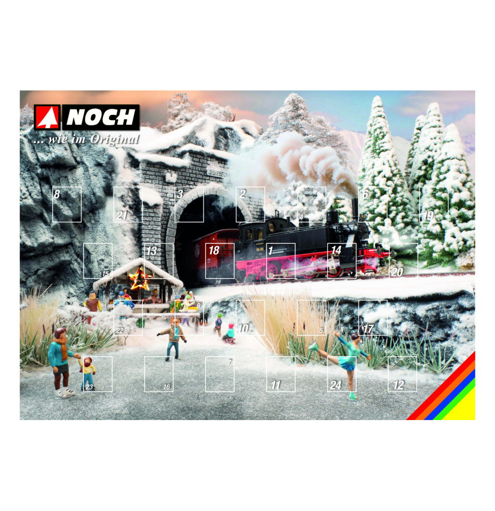 Adventní kalendář s figurkami