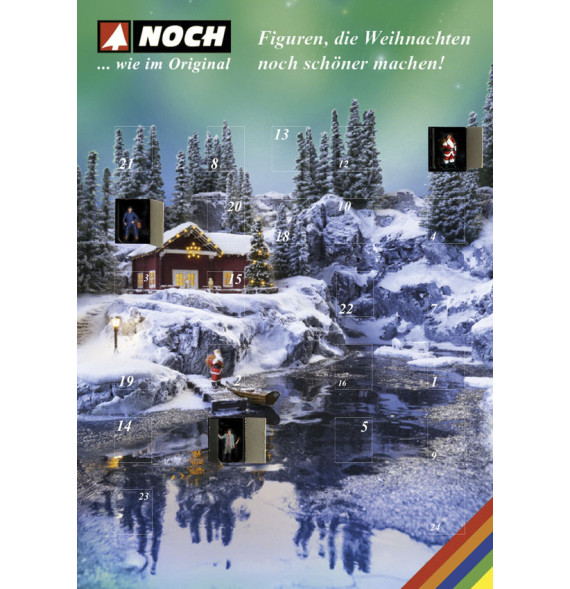 Adventní kalendář s figurkami