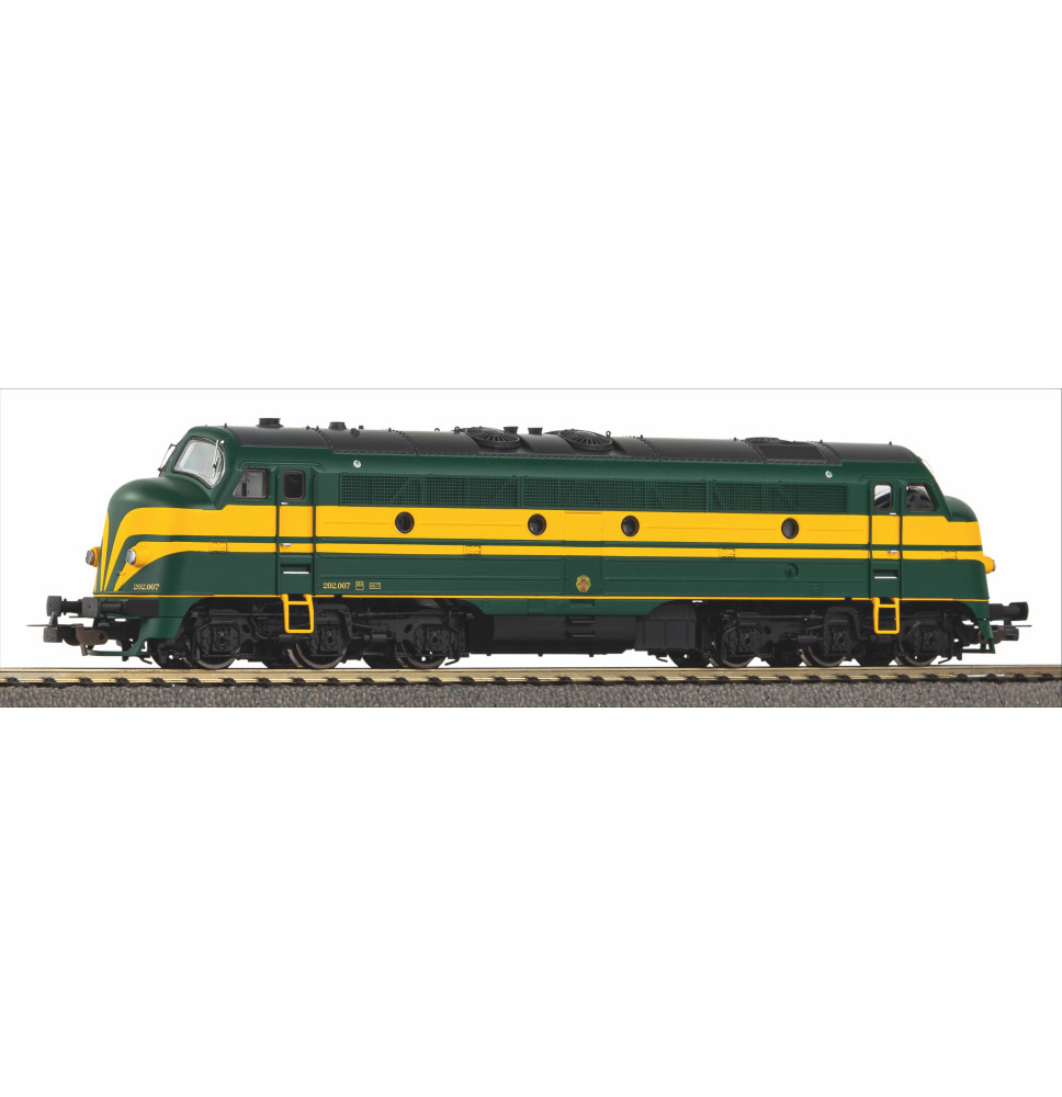 Dieselová lokomotiva se zvukem Nohab SNCB