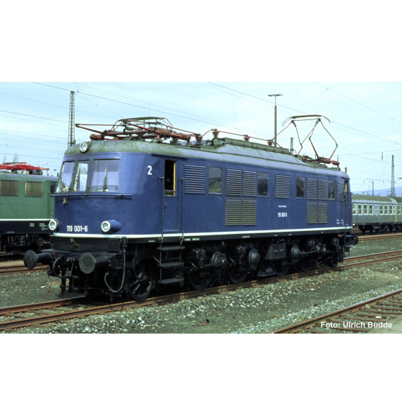 Elektrická lokomotiva se zvukem BR 119 DB