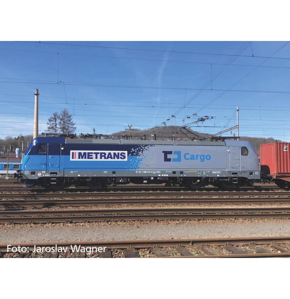 Elektrická lokomotiva se zvukem BR 388 Metrans ČD Cargo