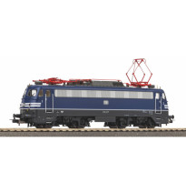 Elektrická lokomotiva E 10 477 m. Warnstreifen DB