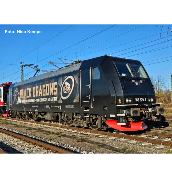 Elektrická lokomotiva 185 329 Black Dragons