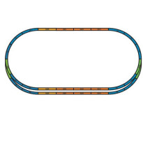 WLAN start-set s ICE 3 DB AG - kolejivo A-Gleis s podložím