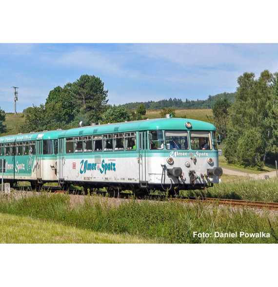 Motorový vůz BR 798 a řídící vůz Ulmer Spatz DB AG