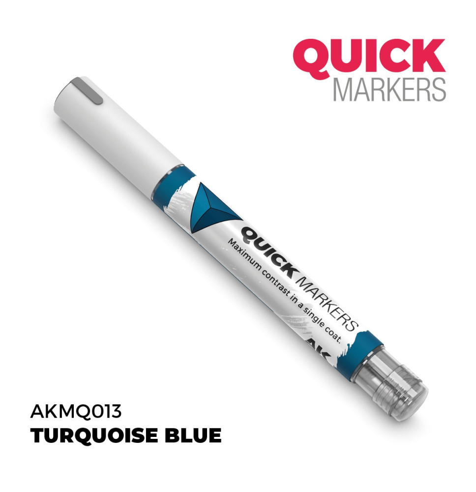 QUICK MARKER - TURQUOISE BLUE