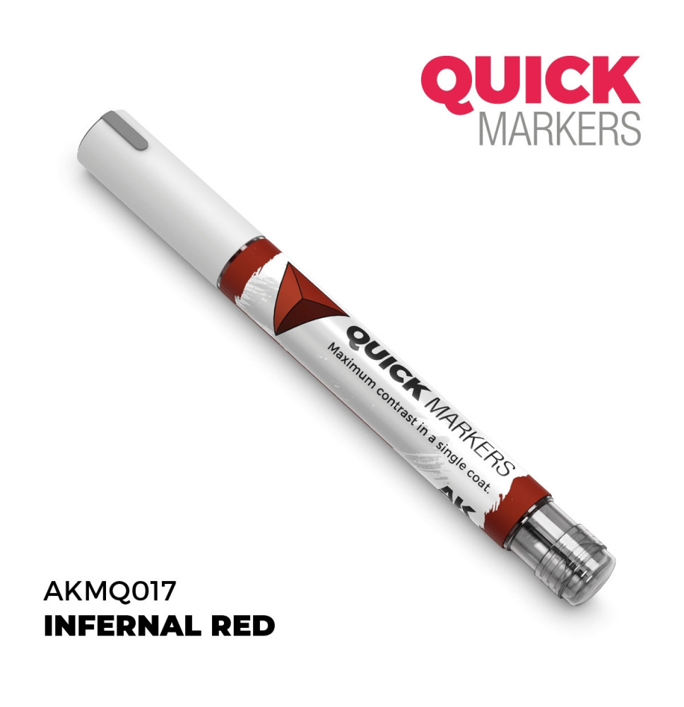 QUICK MARKER - INFERNAL RED