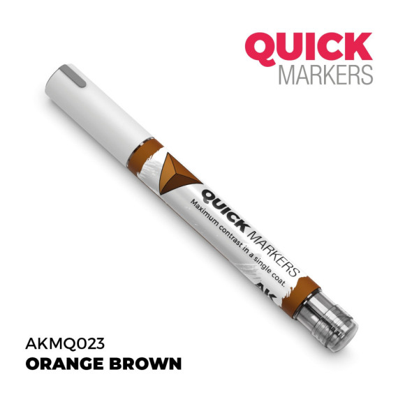 QUICK MARKER - ORANGE BROWN
