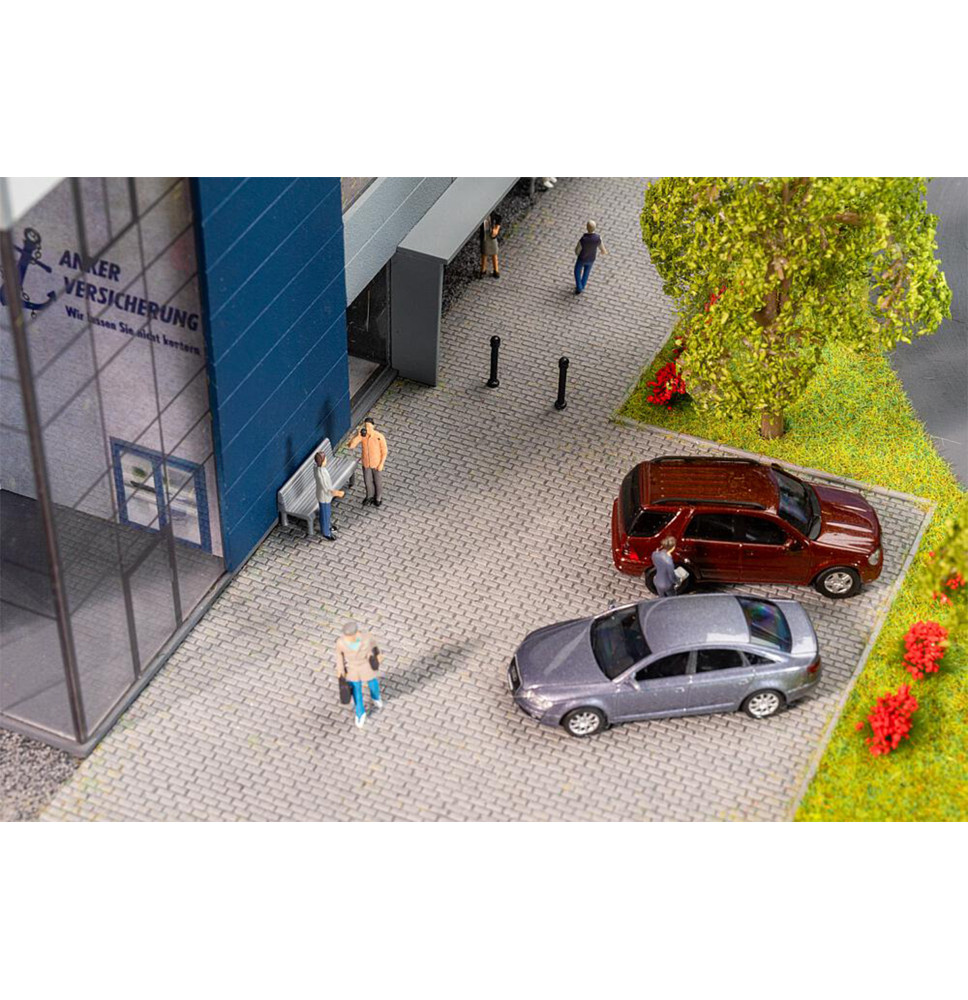 PREMIUM samolepící fólie – šedá dlažba