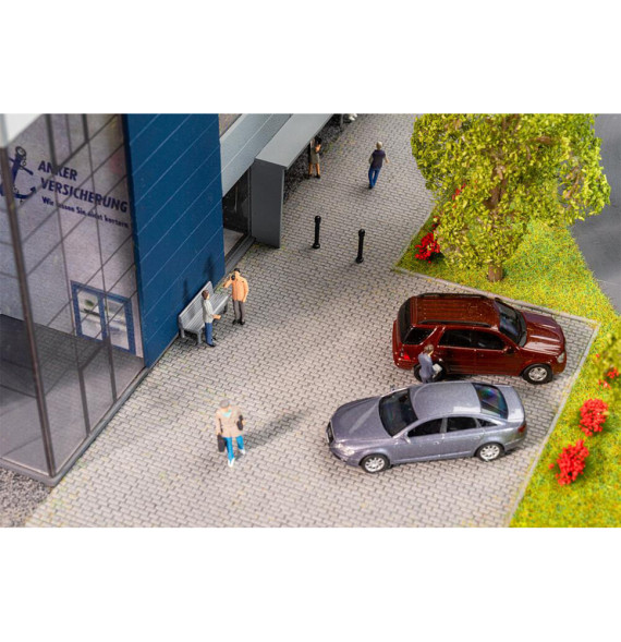 PREMIUM samolepící fólie – šedá dlažba