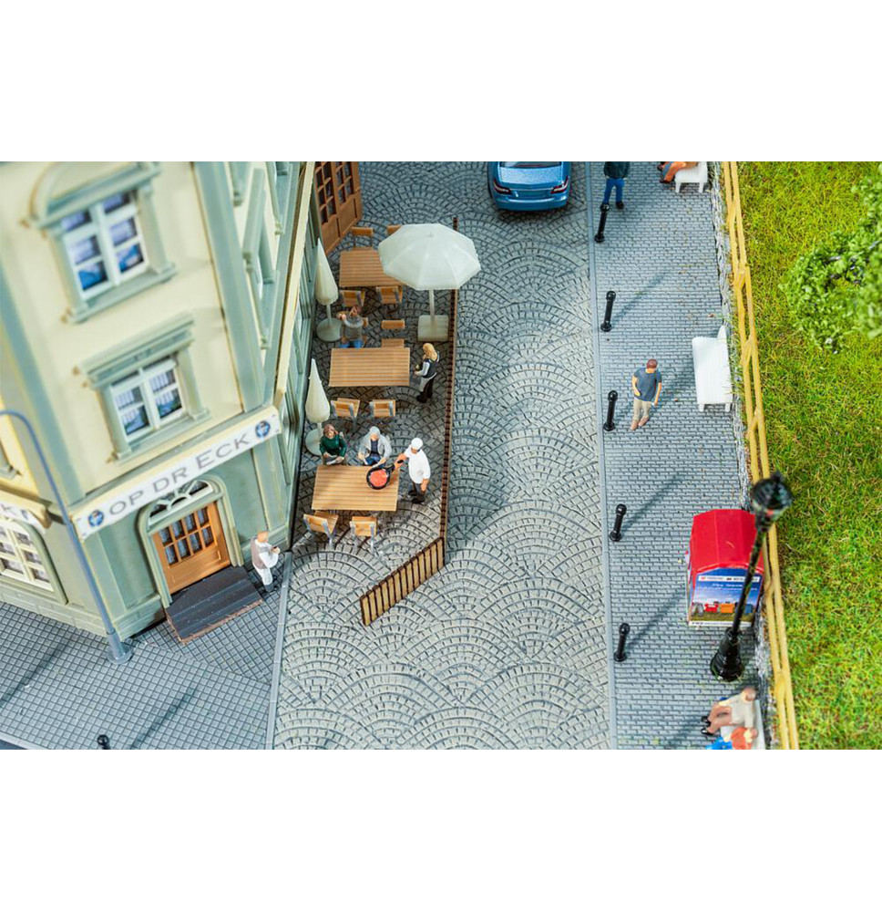 PREMIUM samolepící fólie – kroužková dlažba