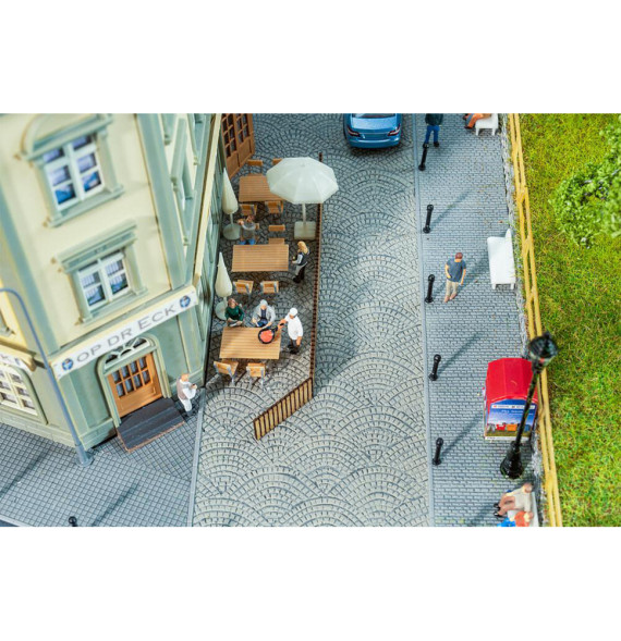 PREMIUM samolepící fólie – kroužková dlažba