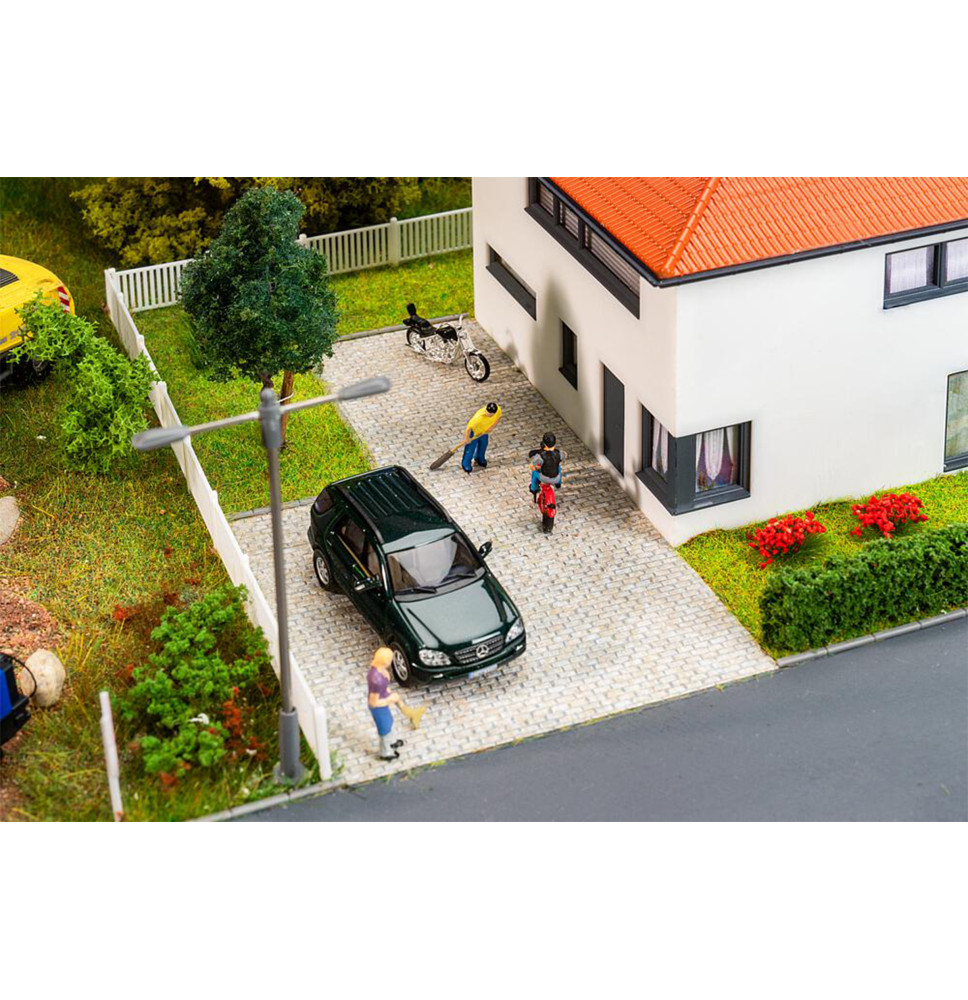 PREMIUM samolepící fólie – šedavá dlažba