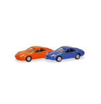 Porsche 911 orange/blau