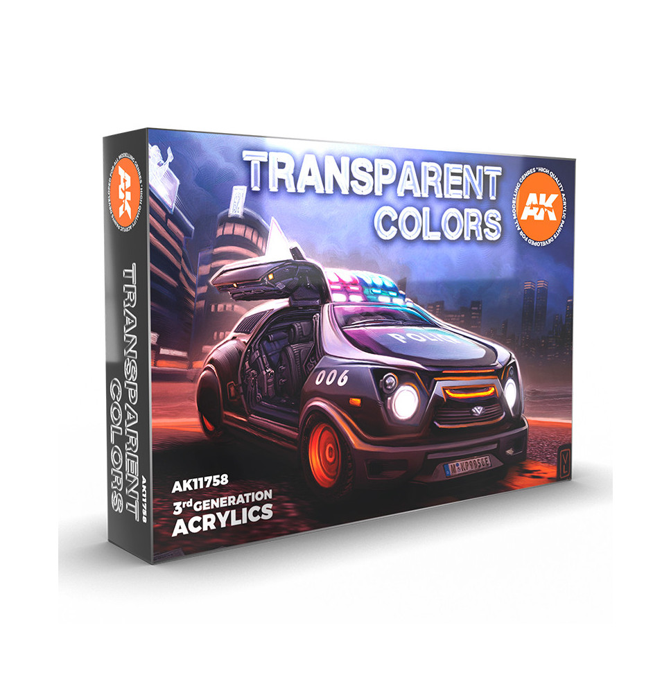 3GEN TRANSPARENT COLORS SET