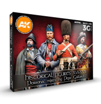 3GEN HYSTORICAL FIGURES S. XVI-XVIII SIGNATURE SET BY PEPE GALLARDO