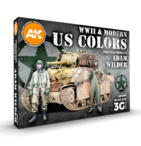 3GEN WWII & MODERN US COLORS - SIGNATURE SET BY ADAM WILDER