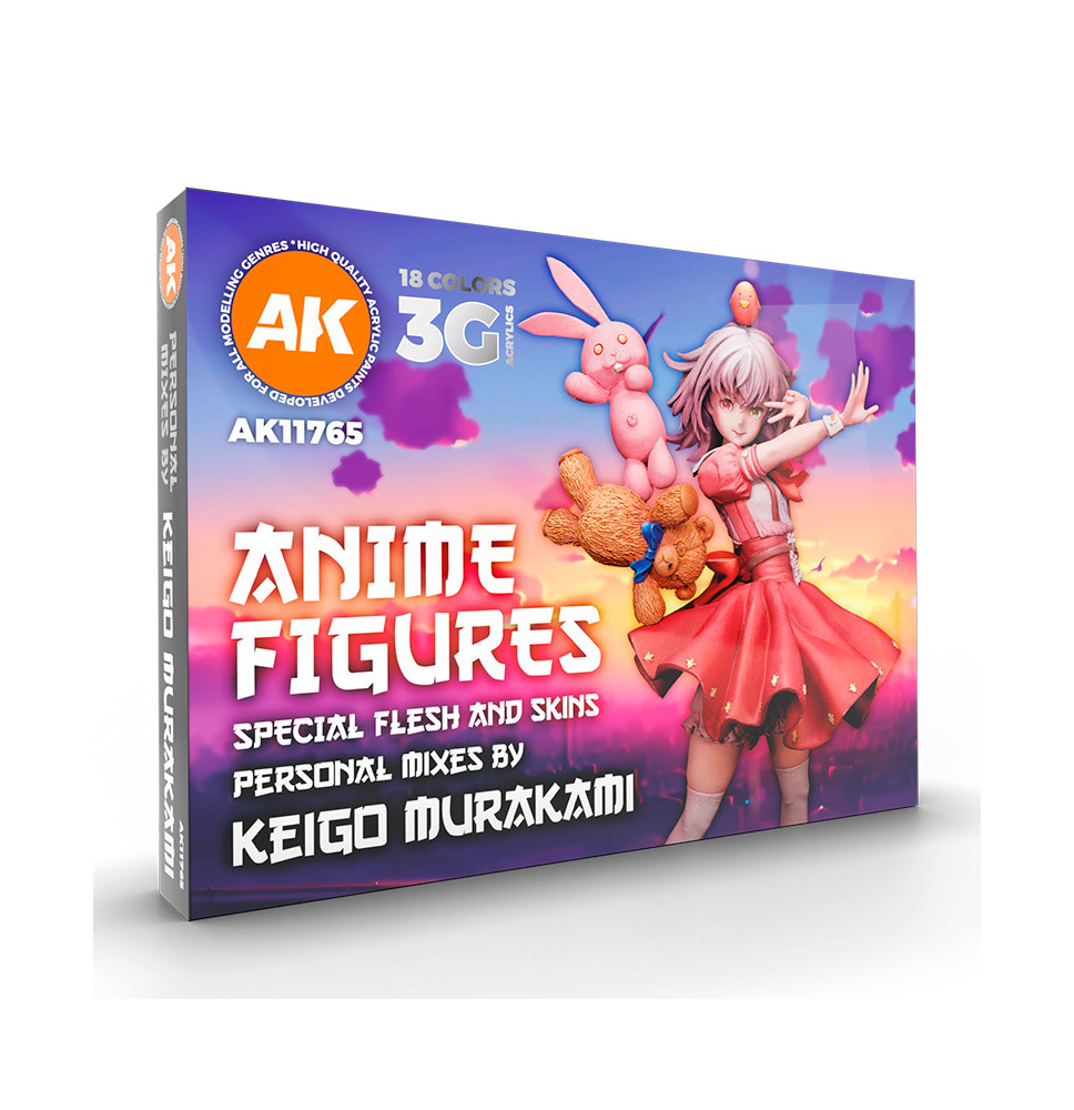 3GEN ANIME FIGURES - SPECIAL FLESH AND SKINS - SIGNATURE SET BY KEIGO MURAKAMI