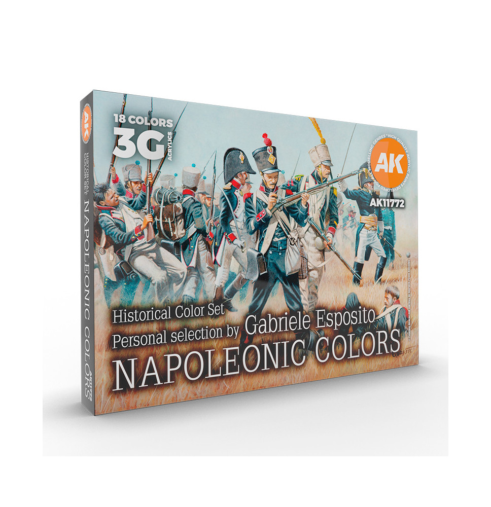 3GEN HISTORICAL COLOR SET. NAPOLEONIC COLORS - SIGNATURE SET BY GABRIELE ESPOSITO