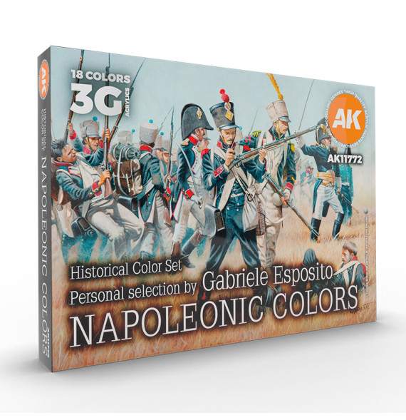 3GEN HISTORICAL COLOR SET. NAPOLEONIC COLORS - SIGNATURE SET BY GABRIELE ESPOSITO