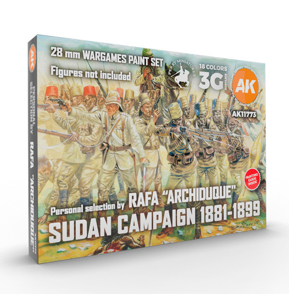 3GEN SUDAN CAMPAIGN 1881-1899 - SIGNATURE SET BY RAFA "ARCHIDUQUE"