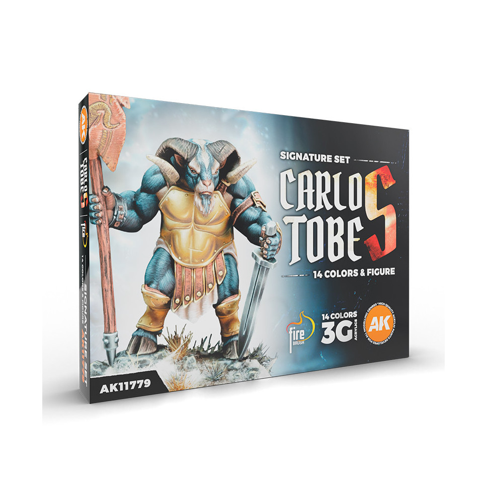 3GEN SIGNATURE SET CARLOS TOBES - 14 COLORS + FIGURE