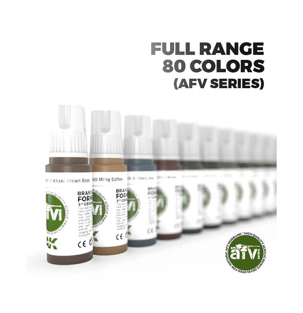 3GEN  RANGE AFV 80 nuevos colores de AFV