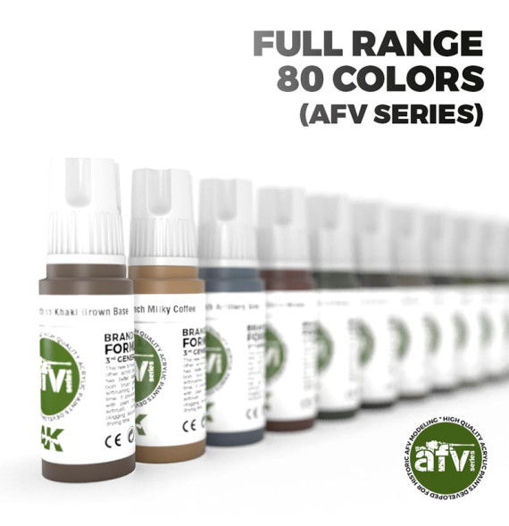 3GEN  RANGE AFV 80 nuevos colores de AFV