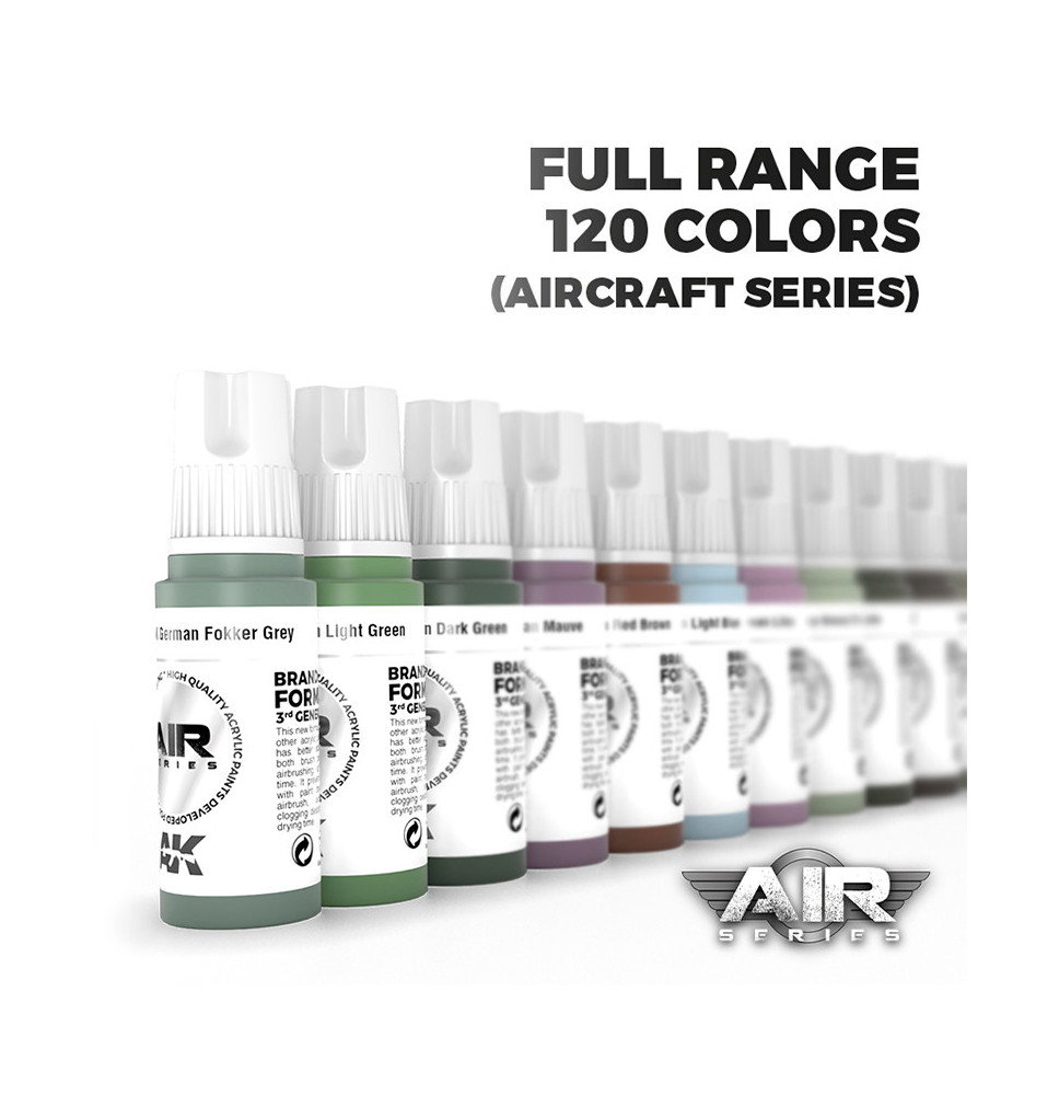 3GEN AK  RANGE AIR 120 referencias AIR colors