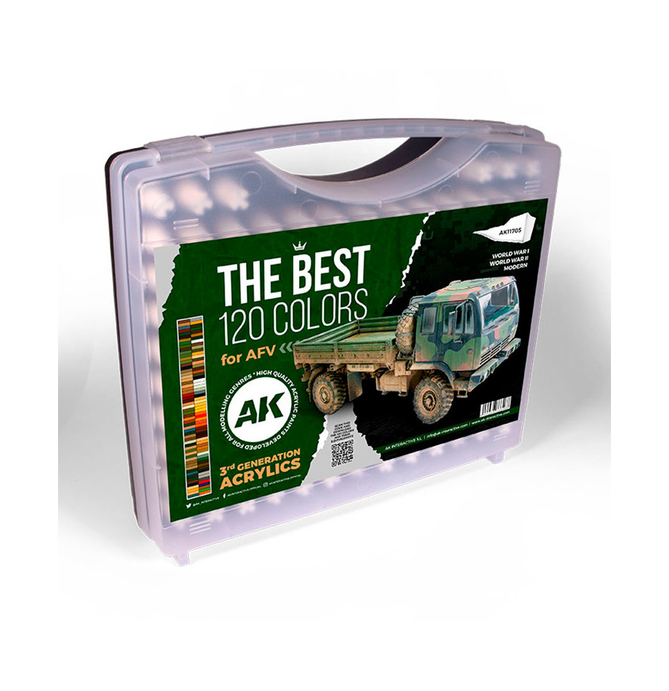 3GEN  PLASTIC BRIEFCASE 120 AFV COLORS