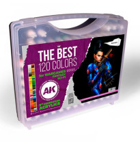 3GEN  PLASTIC BRIEFCASE 120 WARGAME COLORS