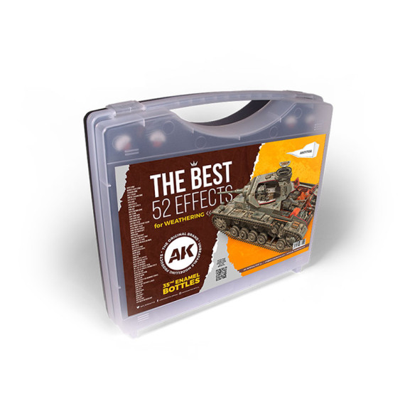 3GEN  PLASTIC BRIEFCASE 52 ENAMELS COLORS