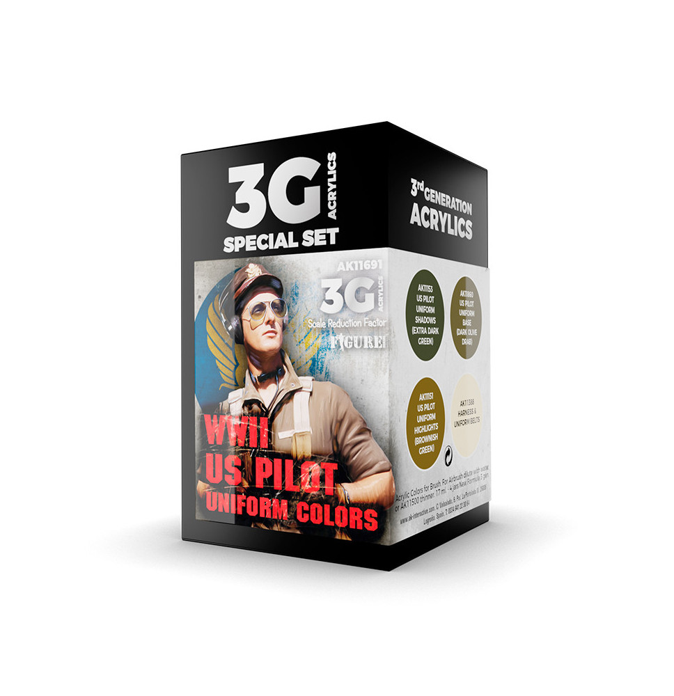 3GEN WWII US UNIFORM COLORS