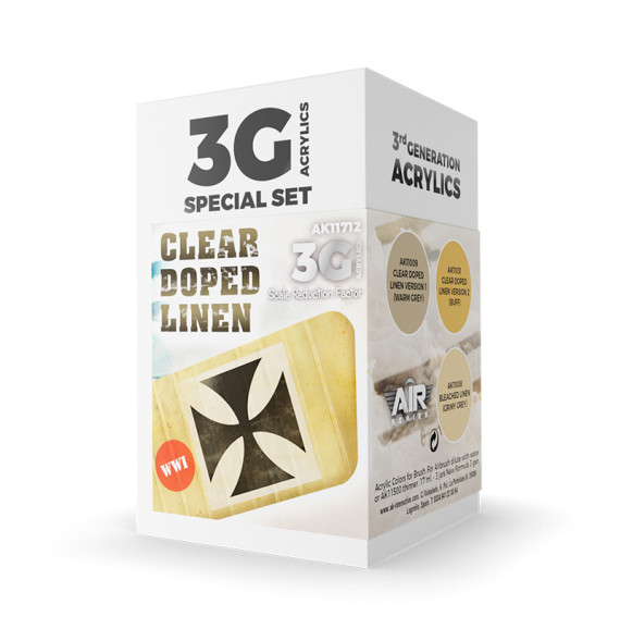 3GEN Clear Doped Linen SET
