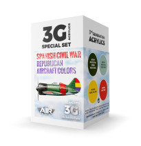 3GEN Spanish Civil War. Republican Aircraft Colors SET