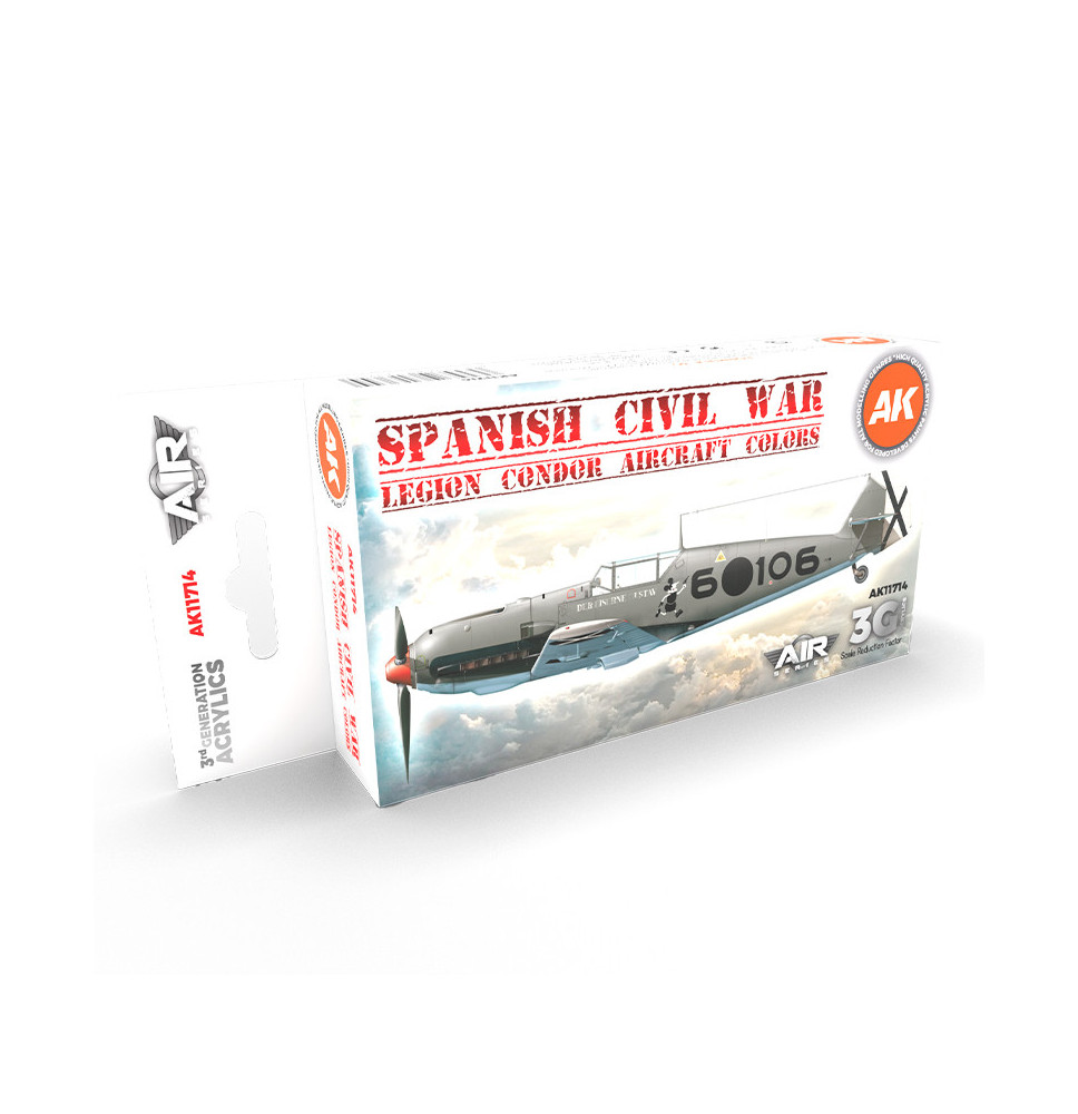 3GEN Spanish Civil War. Legion Condor Aircraft  SET