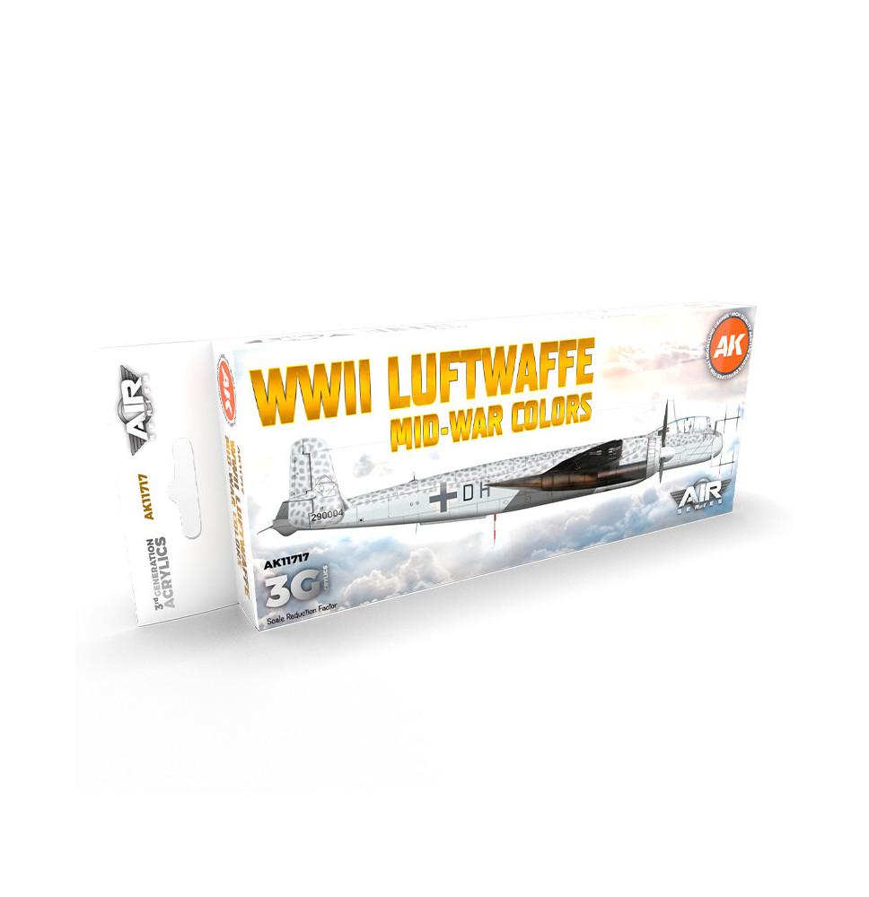 3GEN WWII Luftwaffe Mid-War Colors SET
