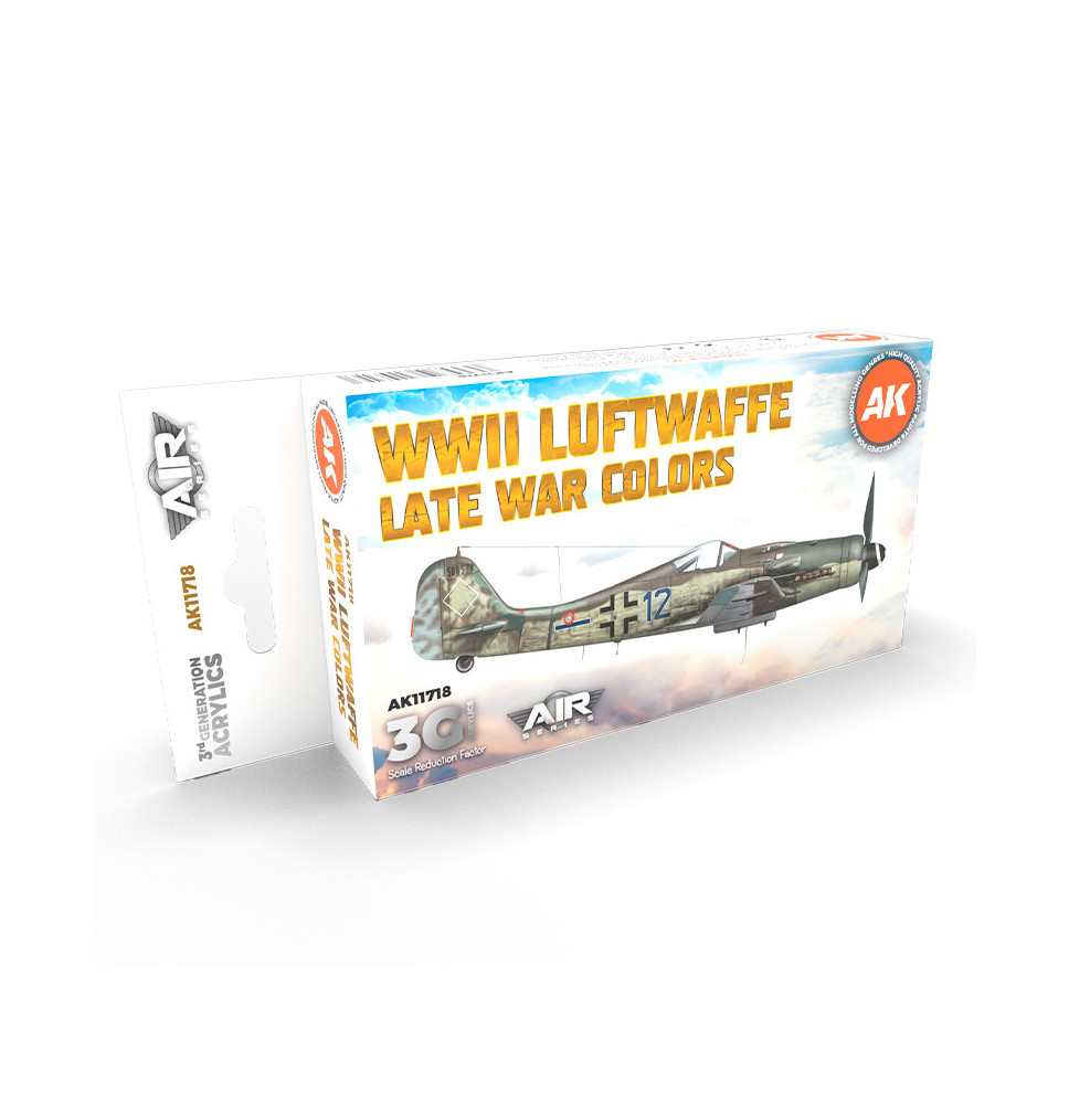 3GEN WWII Luftwaffe Late War Colors SET