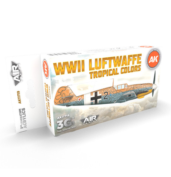 3GEN WWII Luftwaffe Tropical Colors SET